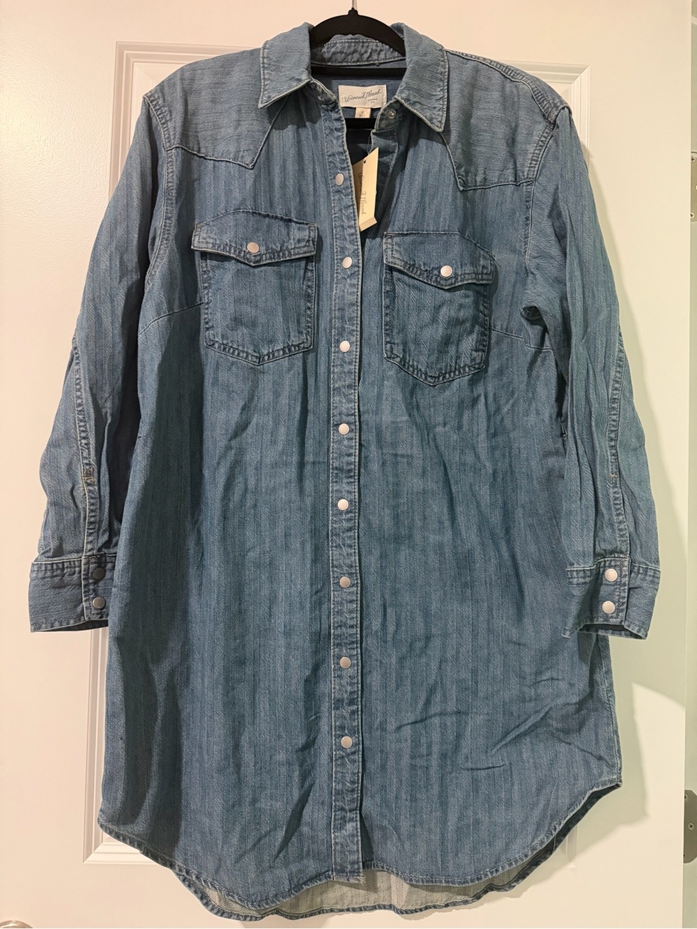 NWT Universal Thread Denim Shirt Dress- small